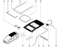 фото thumb №4, Набор ремонтный направляющая люк renault espace v 912125673r
