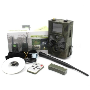ZESTAW FOTOPUŁAPKA GSM HC-300M 16Mpx PL MMS SMS Kamera GRATISY !!!