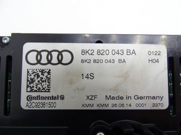 фото thumb №12, Панель кондиціонера 8k2820043ba audi a4 b8 рестайлінг a5 8t