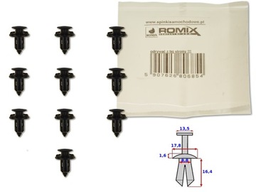 фото thumb №1, Outlander cw ii 06-12 клипса клипса штифт бампера