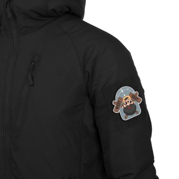 Мужская переходная куртка с капюшоном HELIKON WOLFHOUND Hoodie черная, размер L
