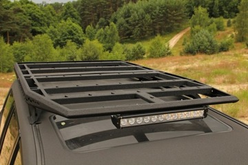 Багажник на крышу Toyota LC120 без рейлингов More4x4