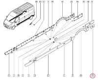 фото thumb №3, Молдинг боковая renault master iii movano левая