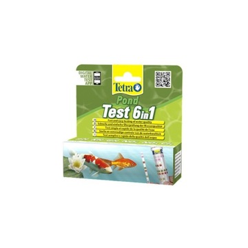 TETRA POND TEST 6IN1 ТЕСТ-ПОЛОСКА ДЛЯ ПРУДОВ 25 ШТ.