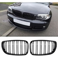 фото thumb №8, Решётка радиатора радиатора перед чёрный высокий блеск do e81 e82 e87 e88 2008-2013