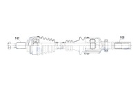 Nty привідний вал привідна renault kangoo 1.6 08- права atm Ціна, фото thumb