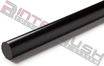 160x500mm Twardy 95 ShA Wałek pręt poliuretanowy Elastomer Interbush