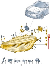 фото thumb №2, Vw taigo cs передняя часть left фара rhd 2g8941005a