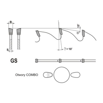 GLOBUS PIŁA TARCZOWA DO DREWNA 200x30x2,7mm 44Z WIDIA CIĘCIE POPRZECZNE GS