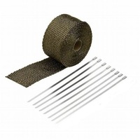 фото thumb №1, Бандаж лента тепловая термоизоляция 10m + хомуты