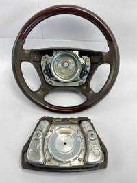 фото thumb №13, Воздуховод колесо руля деревянный кожаный mercedes w124 r129 w140 c140