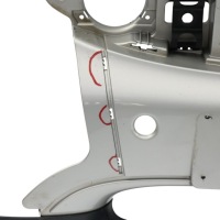 фото thumb №10, Smart fortwo c450 бампер панель кузов передний silver серебристый металлик ead