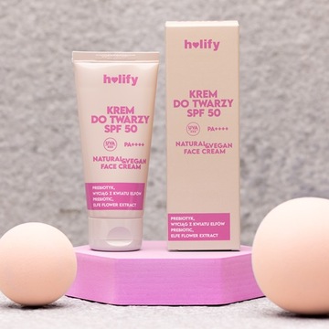 Крем для лица Holify SPF 50 с пребиотиком 50 мл