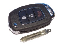 фото thumb №1, Ключ корпус hyundai ix25 пластиковый кнопки