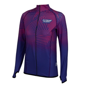 Толстовка женская для бега CALEIDOSCOPE PURPLE XS EXTREME HOBBY