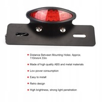 фото thumb №7, Мотоцикл овальный retro led задняя лампа регистрационная задняя лампа 1l