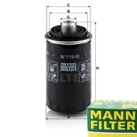 фото thumb №1, Фильтр масла mann-filter do seat alhambra 1.8 tsi