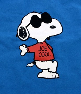 SNOOPY JOE COOL Сетчатая сумка для покупок синяя