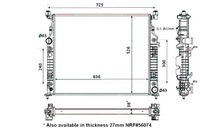 фото thumb №2, Nrf радиатор mercedes w164 w251 ml r 05- nrf