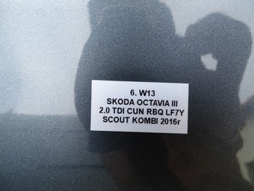фото thumb №12, Дверь правый зад правые задние lf7y skoda octavia iii 5e универсал scout 12-17r