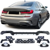 Купить Диффузор накладка бампера bmw g20 g21 выхлоп 340i, фото thumb