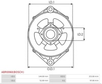 фото thumb №2, Корпус генератора abr0060 bosch