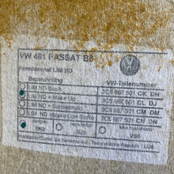 фото thumb №13, Стеля volkswagen passat b6 3c5867501ck