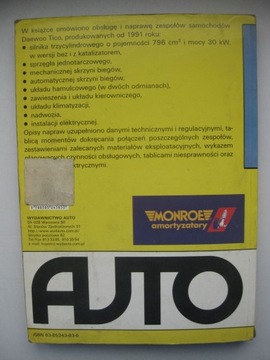 Daewoo Tico ремонтирую сам Daewoo TICO Строительство, сервис и ремонт PL