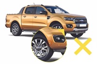 фото thumb №7, Ford ranger t8 2019-2022 расширители крыльев расширители nowe полный