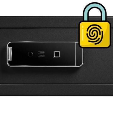 Биометрический сейф малой вместимости Masterlock LX110BEURHRO