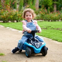 BIG Ride-On Next Blue Bobby Car с звуковым сигналом и миром