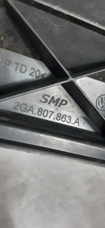 фото thumb №6, Vw t-roc 2017- підсилювач напрямна кронштейн бампер задня 2ga807863a