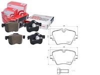 фото thumb №1, Brembo тормозные колодки тормозные bmw x1 f48 15- перед