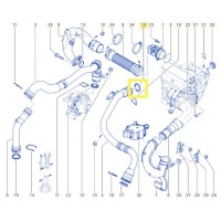фото thumb №2, Прокладка трубы turbo renault fluence megane scenic talisman 7701071148