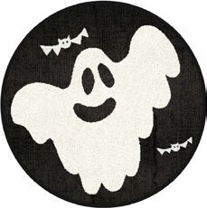 OKRĄGŁY DYWAN DZIECIĘCY SHAPES DUCH Halloween 120