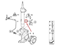 фото thumb №7, Bmw 3 coupe e92 передня частина правий shock абсорбер 31312284096 2284096