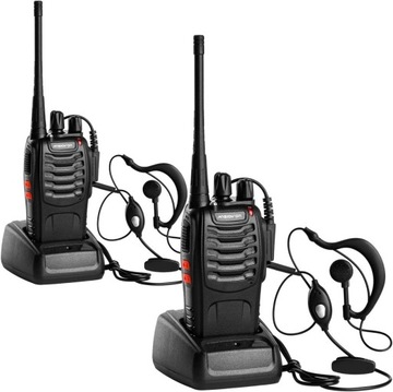 2 РАЦИЯ BAOFENG BF888S PMR 5 Вт, 16 КАНАЛОВ