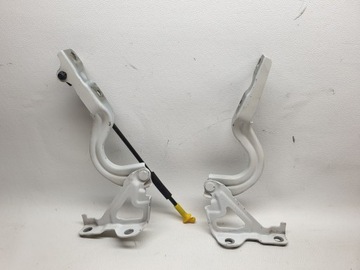 фото thumb №6, Hyundai i10 ii 13-19 петли капота перед левый правый комплект белый