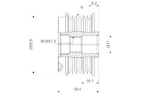 Сцепление генератора vw seat cordoba, ibiza iv, s Доставка, фото thumb