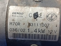 Fiat stilo 2.4 20v стартер 63111007 denso m70r перевірений Недорого, фото thumb