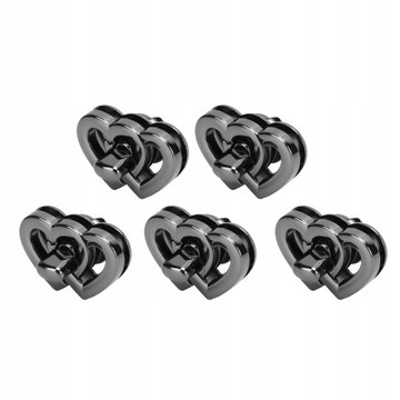Сумка Double Love Heart из сплава с поворотным замком