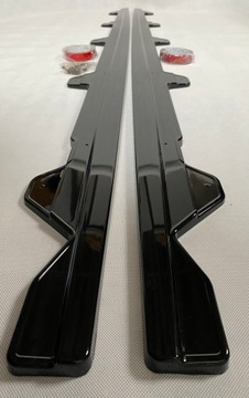фото thumb №11, Накладка планки pod пороги bmw e90 e91 чорний блиск