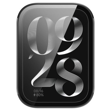 ЗАЩИТНЫЙ ЧЕХОЛ + ЗАКАЛЕННОЕ СТЕКЛО 2В1 ДЛЯ XIAOMI MI BAND 8 PRO - ЧЕРНЫЙ