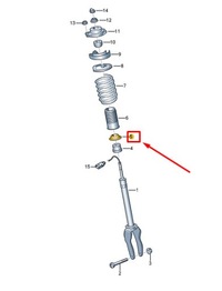 фото thumb №1, Audi e-tron gt lower spring support 971411189 original