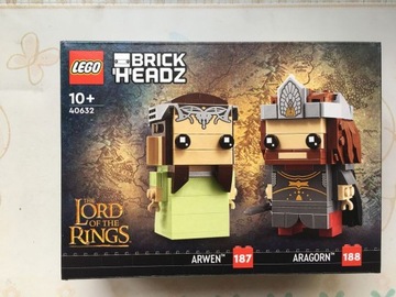 LEGO Brickheadz 40632 Арагорн и Арвен Властелин колец