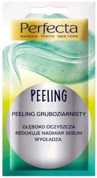4 шт. ОЧИЩАЮЩИЙ КРУПНОЗЕРНИСТЫЙ ПИЛИНГ PERFECTA SACHET Частицы грецкого ореха.