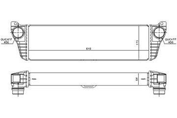 фото thumb №14, Радіаторів інтеркулер nissens 96261