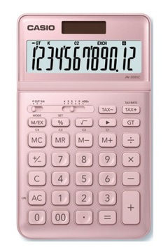 РОЗОВЫЙ ОФИСНЫЙ КАЛЬКУЛЯТОР CASIO JW-200SC-PK TAX