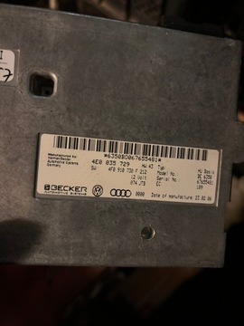 фото thumb №6, Модуль керуюча mmi f, j audi a6 c6 4e0 035 729