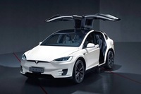 фото thumb №8, Tesla x молдинг датчик доводчик дверь левый задняя
